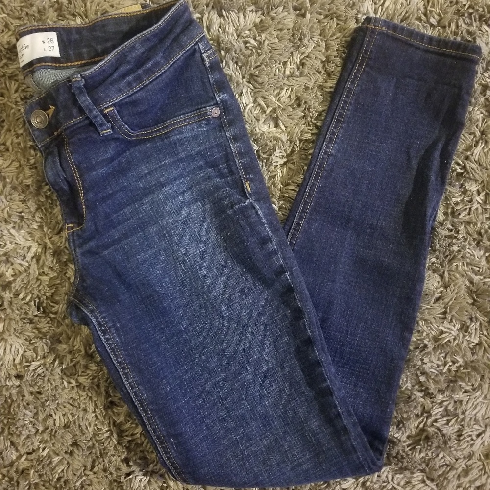 Abercrombie and Fitch Dark Wash Jeggings